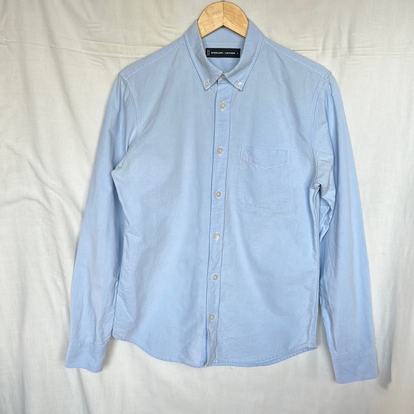 Everlane Other - Everlane Uniform Light Blue The Slim Fit Japanese Oxford Button Up Shirt